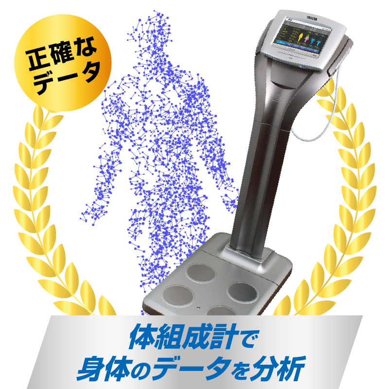 体組成計で身体のデータを分析